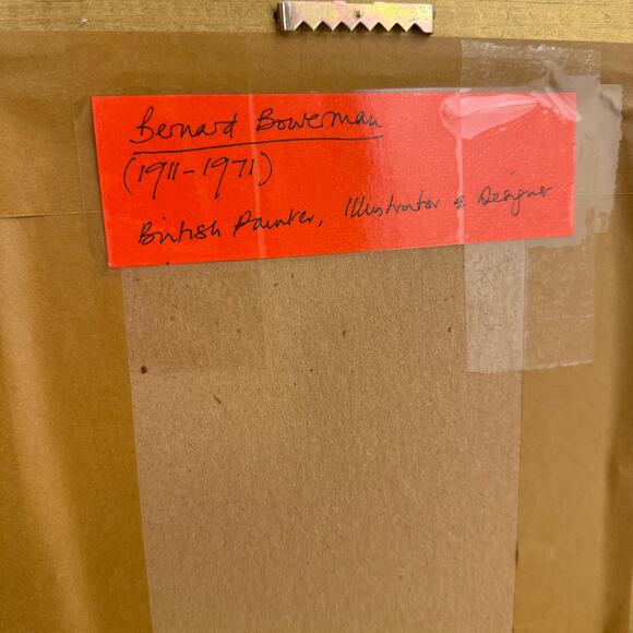 Vintage Nude Sketch by Bernard Bowerman (C. Mid-Century) - Picture 2 of 4